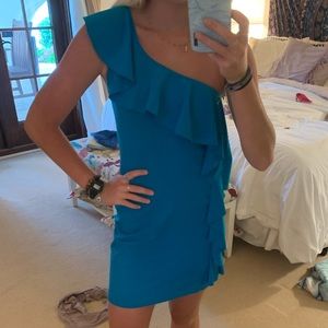 Susanna Monaco Ruffle Mini Dress